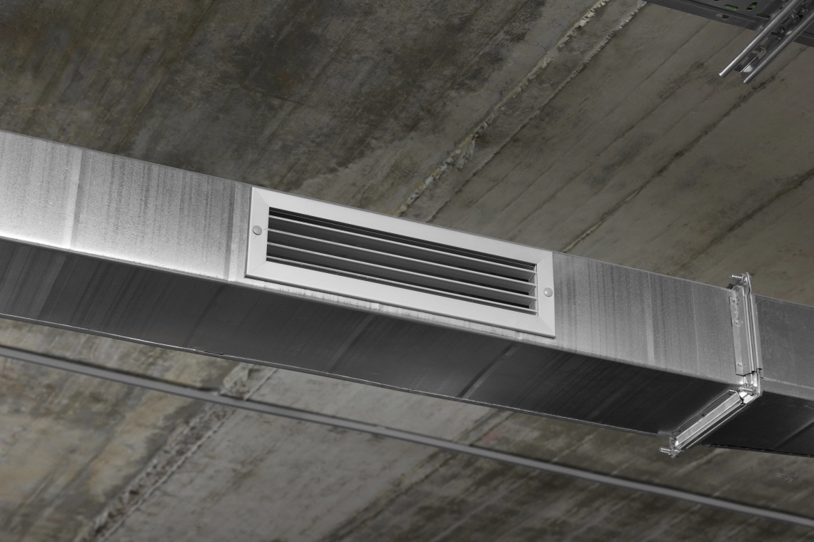 Unità di ventilazione moderne che migliorano la qualità dell'aria interna e la salute.