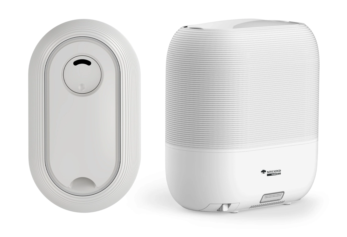 Umidificatore a ultrasuoni MyCond H:LUMI 300 design compatto, funzionamento silenzioso
