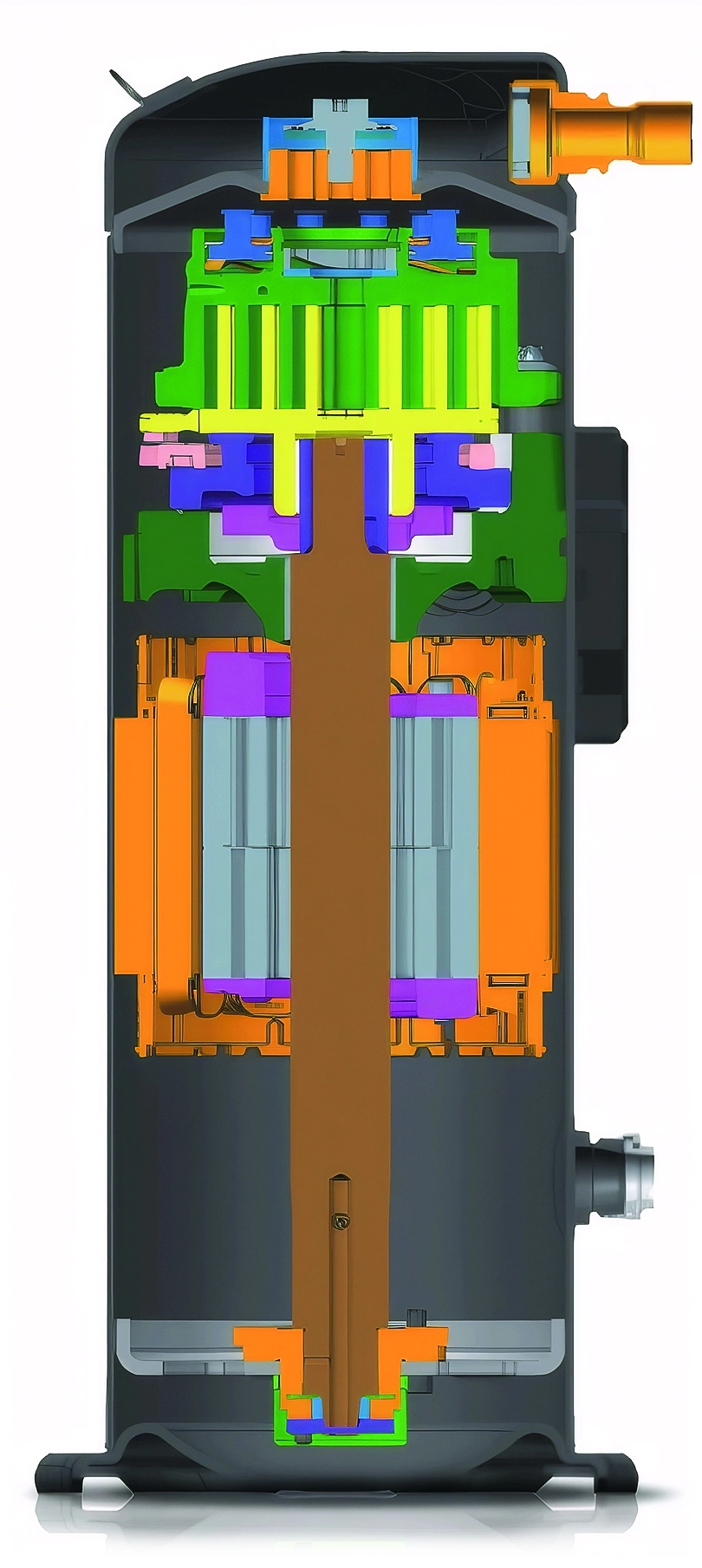 Sezione verticale della struttura MyCond MCU-OHDD