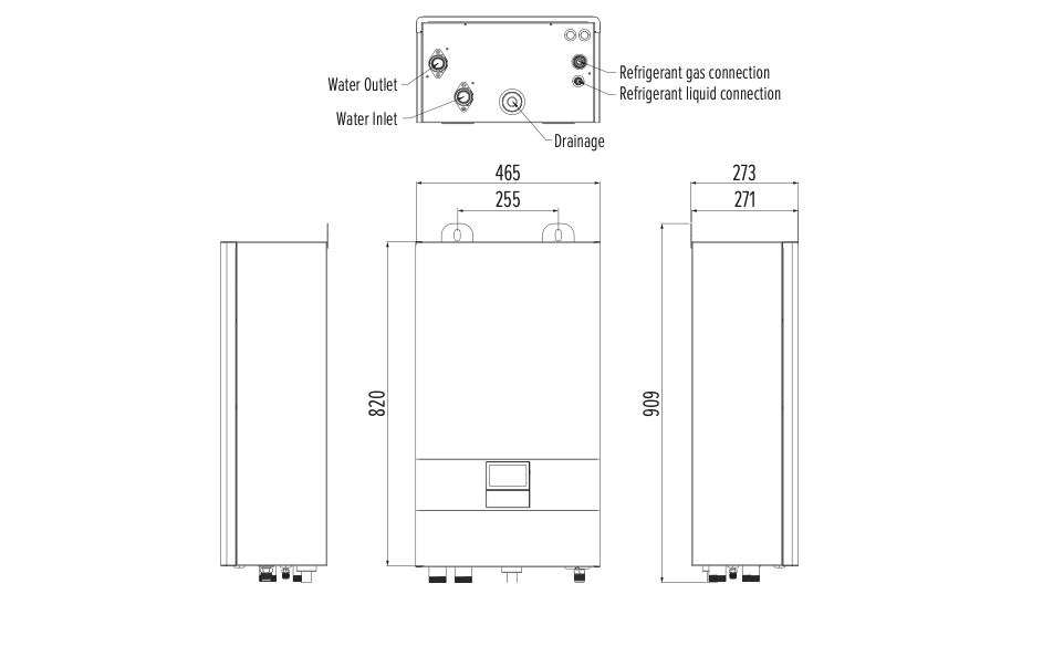 MyCond BeeHeat Dimensioni complessive - 1