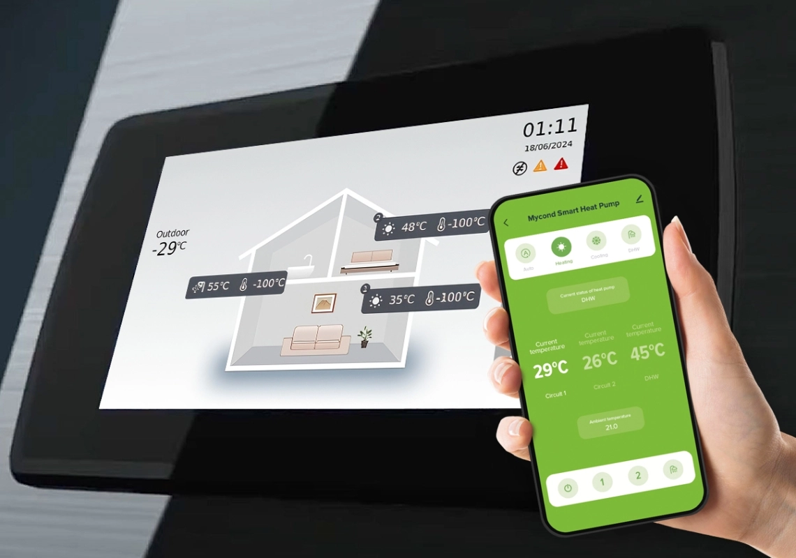 Controllo intelligente MyCond BeeSmart All-in-One tramite app