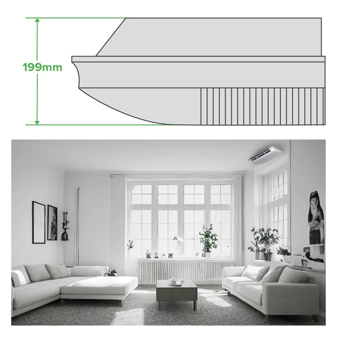 MyCond Convertible alloggiamento compatto 199 mm
