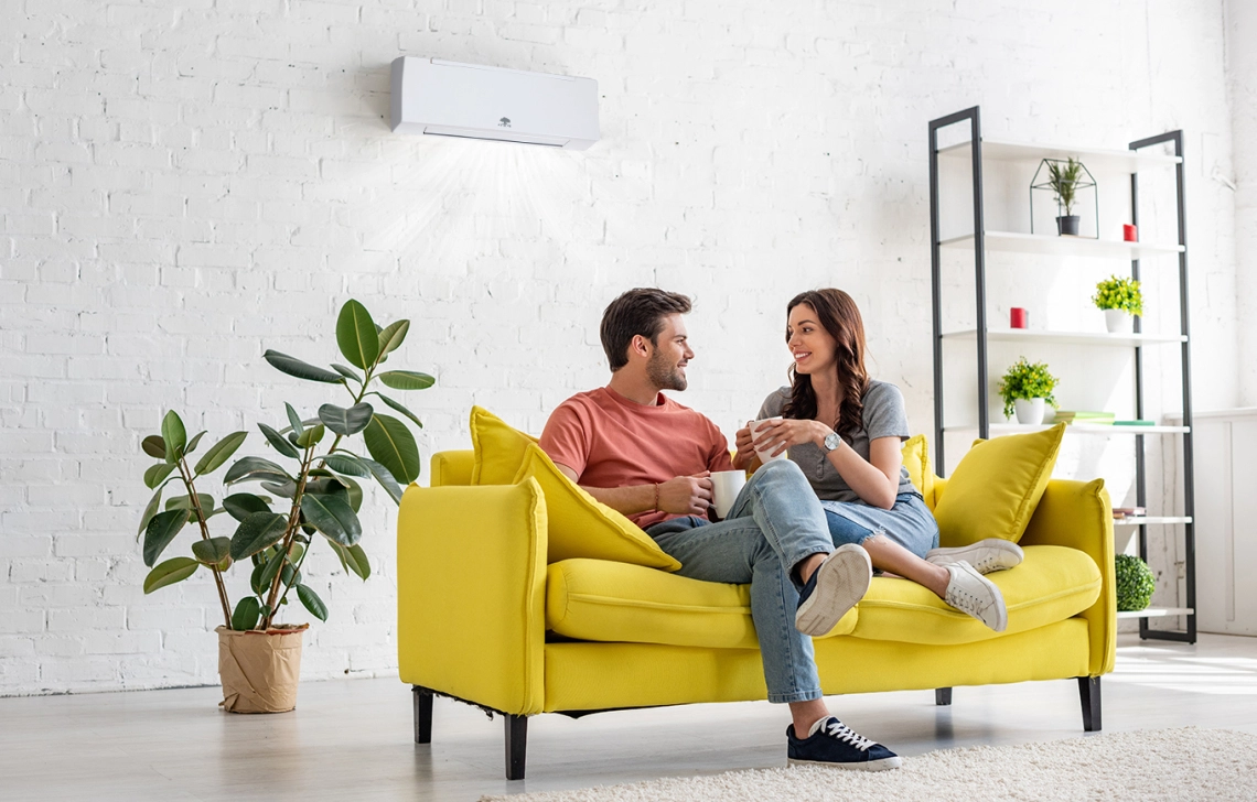 Ventilconvettori a parete della serie MyCond FHW collegati in una rete Modbus.
