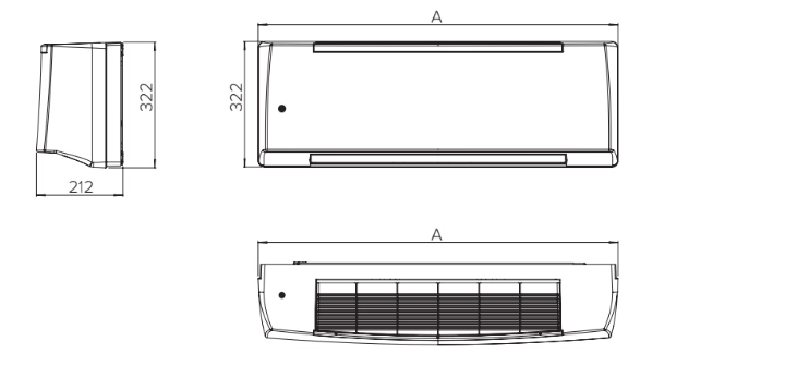 MyCond FHW Ventilconvettori a parete con controllo Modbus per la domotica intelligente.