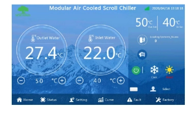 Pannello di controllo MyCond Inverter MCU-YHI