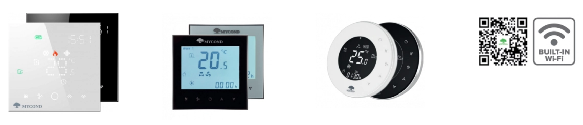 MyCond MCFC Ventilconvettori da condotto a media ESP con dettagli sulle specifiche.