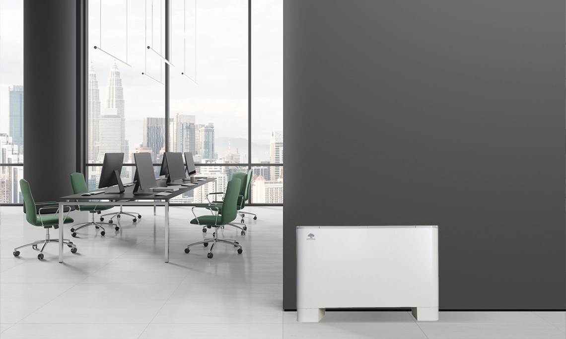 MyCond MCFF Ventilconvettore a pavimento per una climatizzazione interna efficiente.