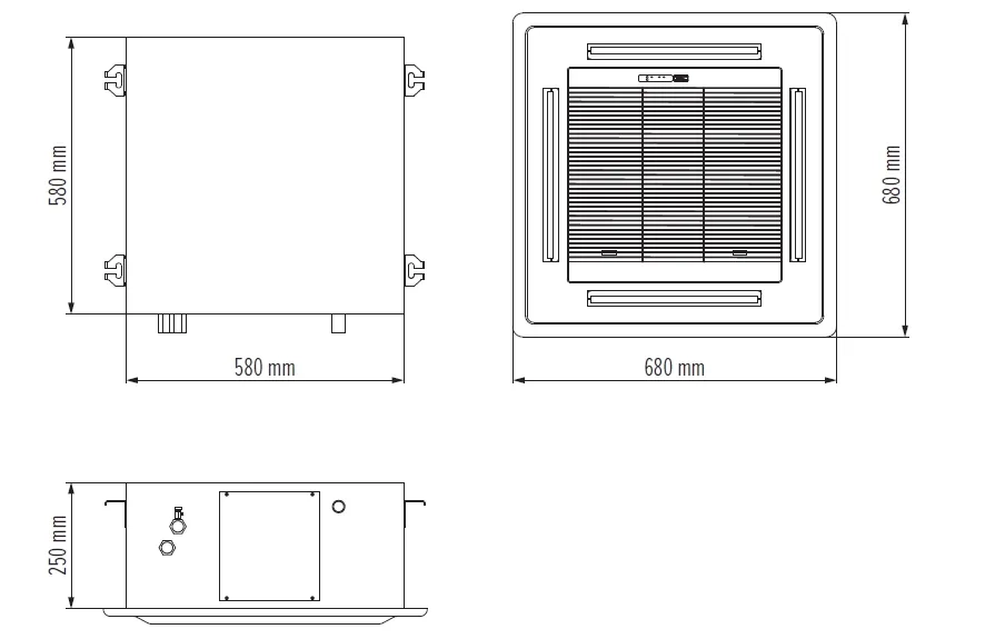 MyCond MCFK-A2/4 dimensioni complessive - 1