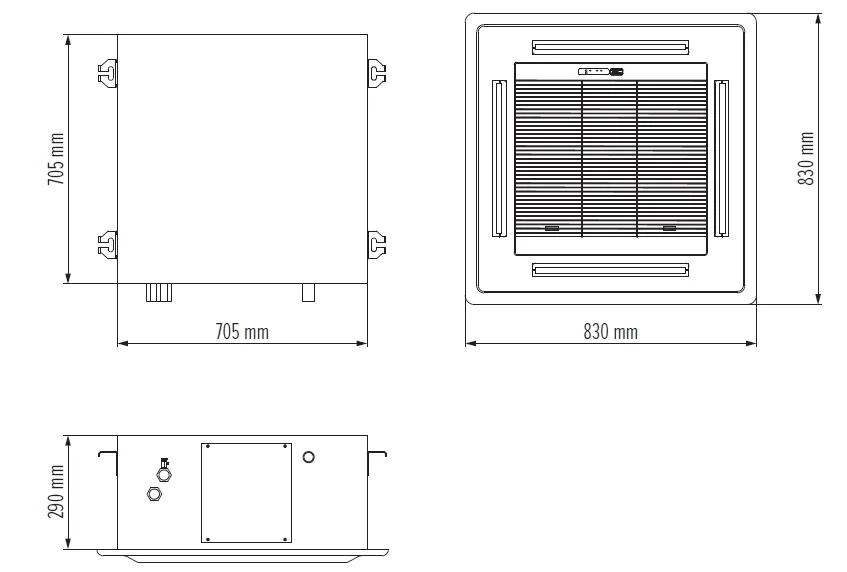 MyCond MCFK-A2/4 dimensioni complessive - 2
