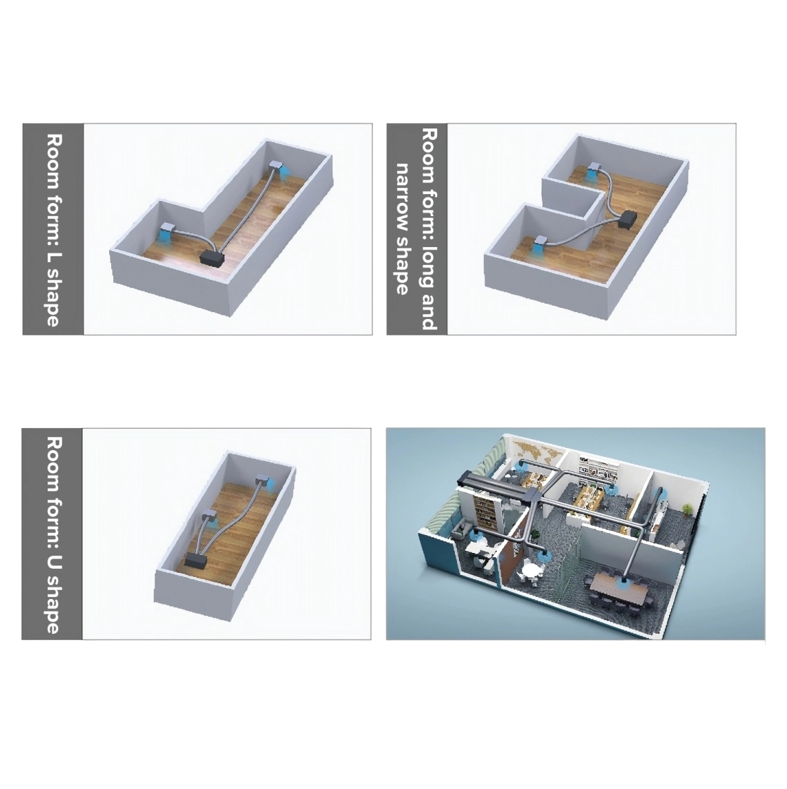 MyCond Medium ESP soluzione di condotti per ambienti di forma complessa