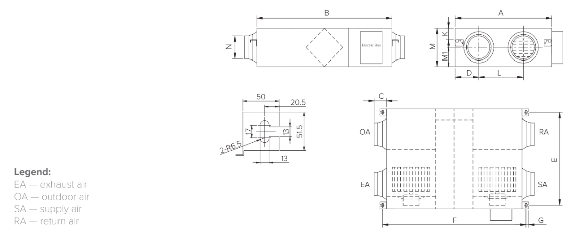 MyCond MVS***-DW Dimensioni dingombro - 2