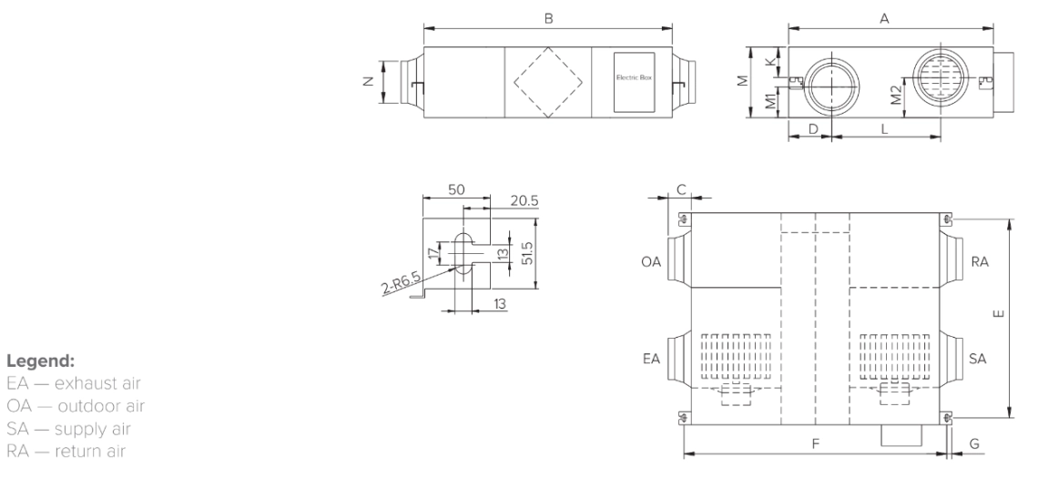 MyCond MVS***-DW Dimensioni dingombro - 3