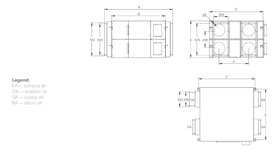 MyCond MVS***-DW Dimensioni dingombro - 4