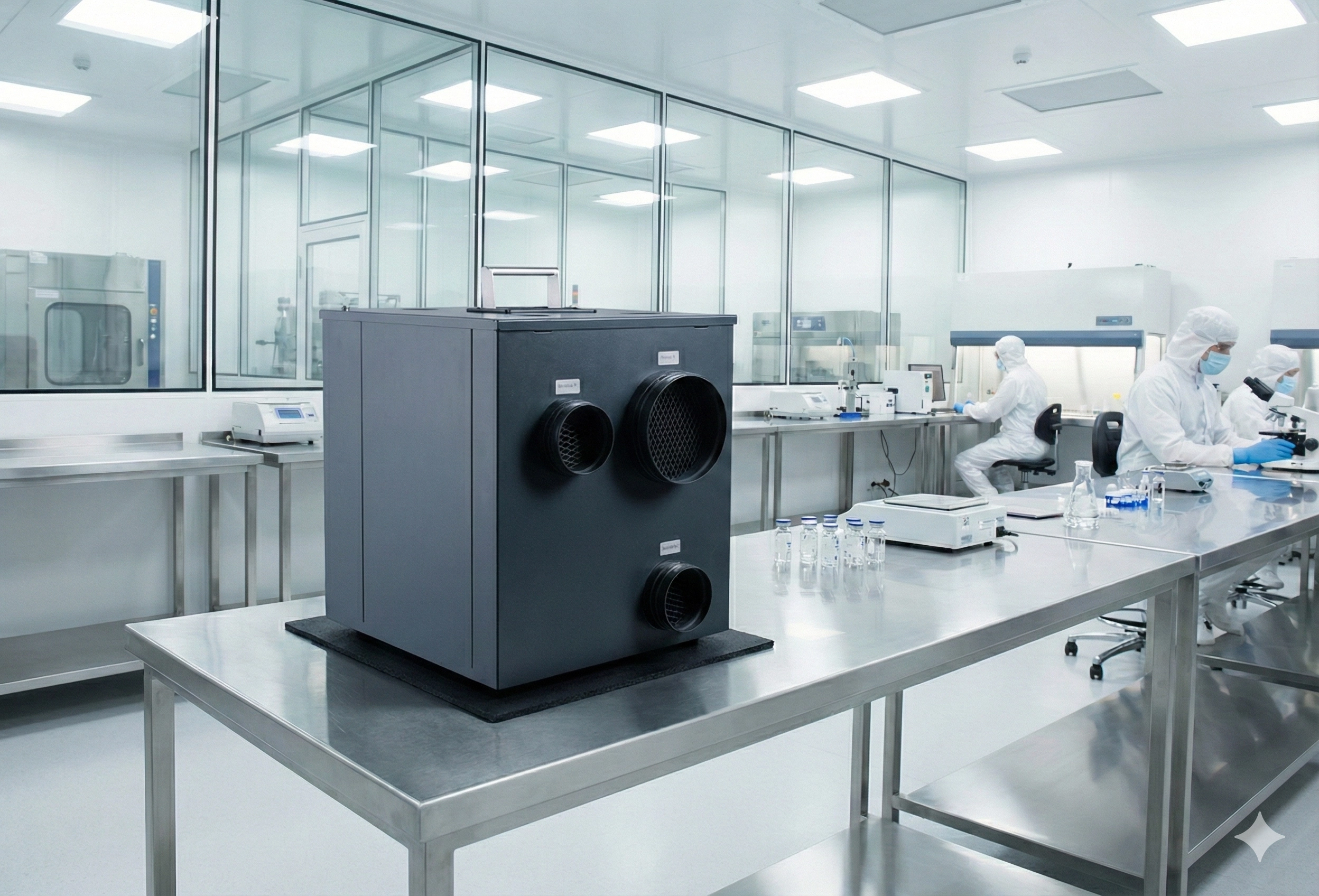 Essiccatore adsorbente per materiali sensibili all