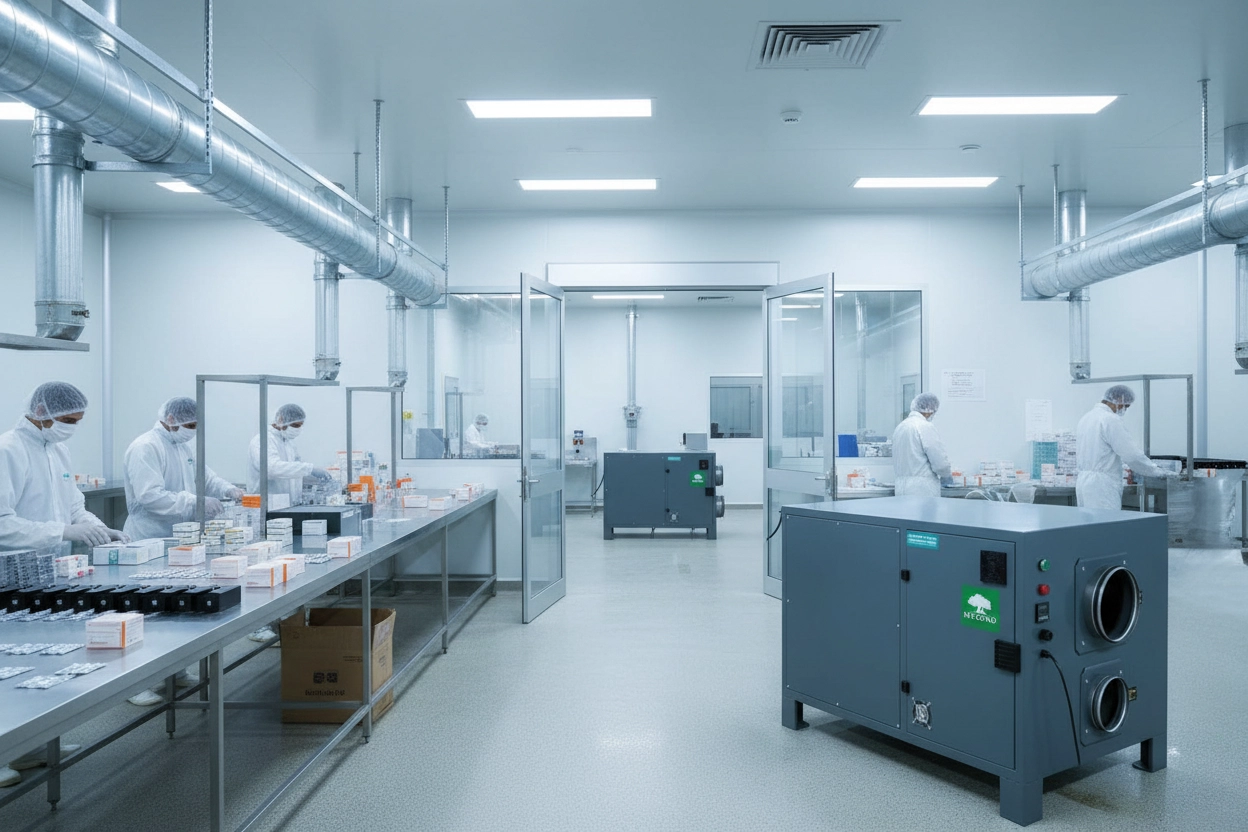 Deumidificatore a adsorbimento per impianti industriali Mycond DESS