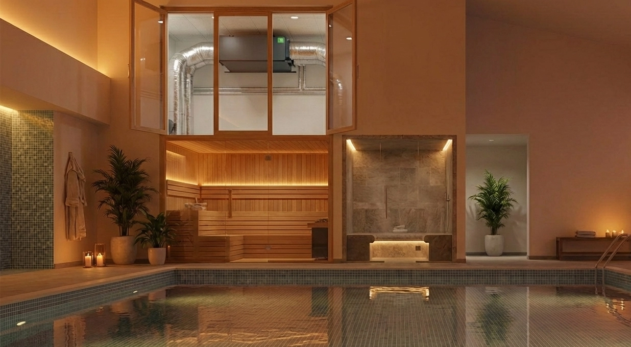 Deumidificatore canalizzato per piscine: tecnologie di risparmio energetico Mycond MSHAC