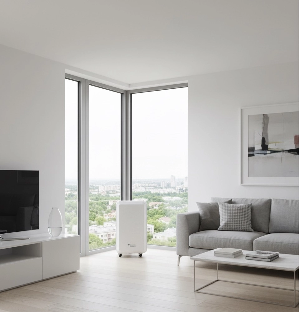 Deumidificatore per camera da letto con modalità notturna silenziosa Mycond Roomer Smart 12