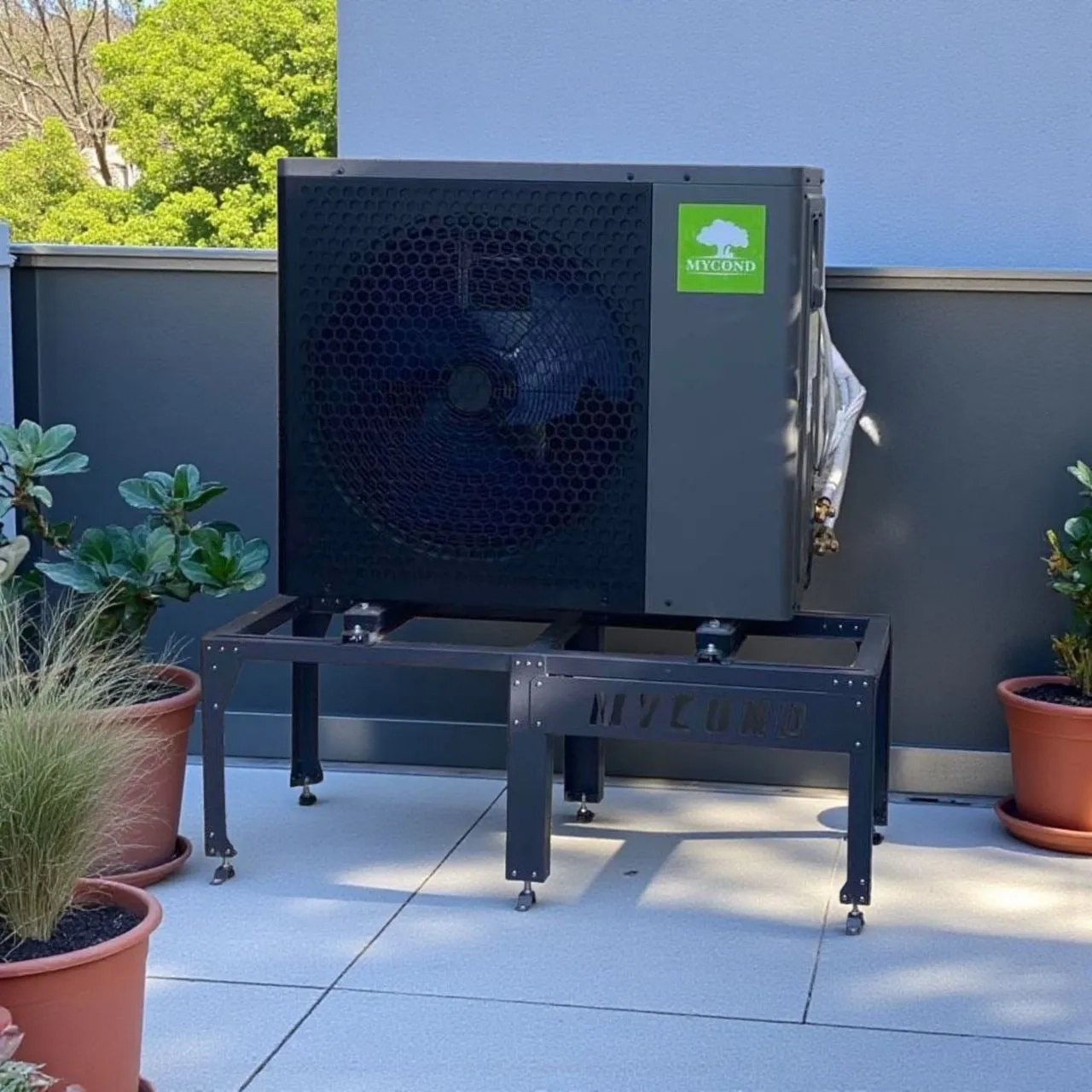 Residenza familiare con pompe di calore Mycond Split serie BeeHeat