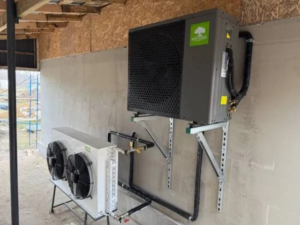 Abitazione suburbana con pompe di calore Mycond Split serie BeeHeat