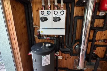 Residenza familiare con pompe di calore Mycond Split serie BeeSmart