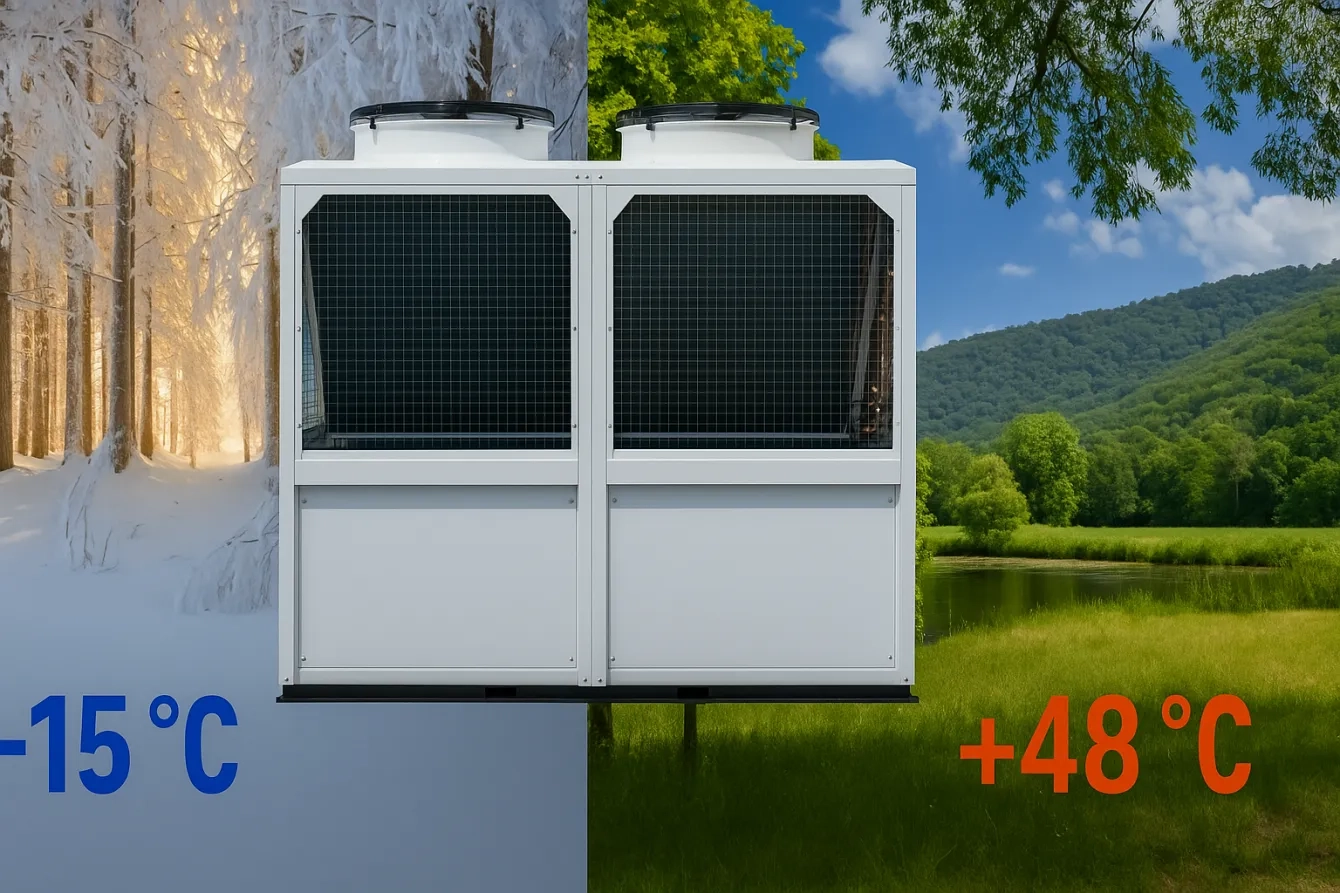 Come una pompa di calore modulare risparmia sul riscaldamento senza dispersioni di calore