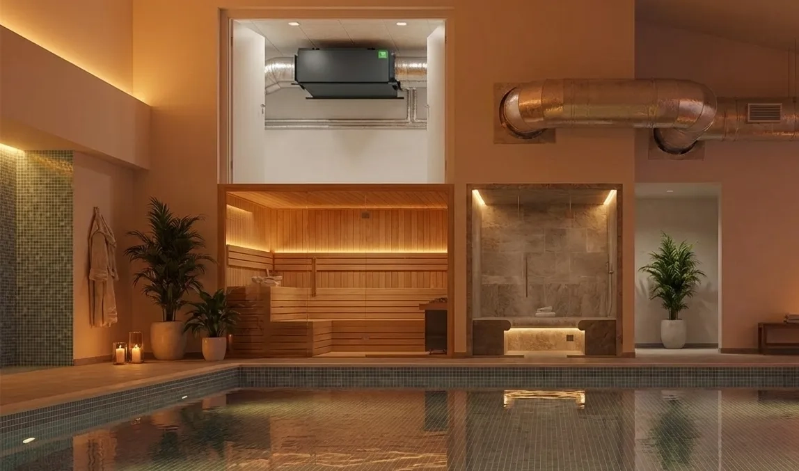 Requisiti per l'ambiente del deumidificatore canalizzato MSHA(C): locale tecnico, condotti d'aria, spazio e funzionamento continuo